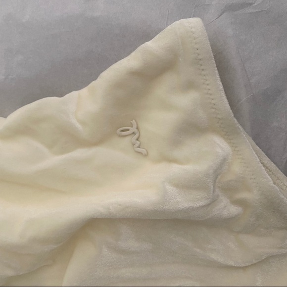 Morgan Lane Retro Beige Velvet One-Piece Sexy Swimsuit Large - Picture 8 of 12